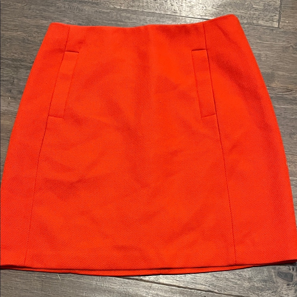 Banana Republic Vibrant Orange Women's Skirt